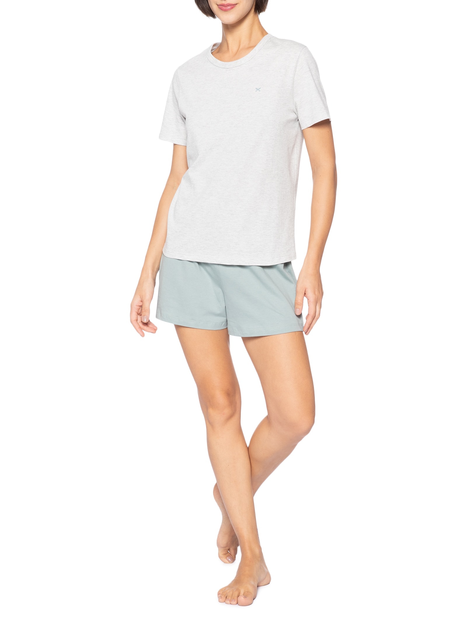 Pijama Feminino Verde Hering Intimates