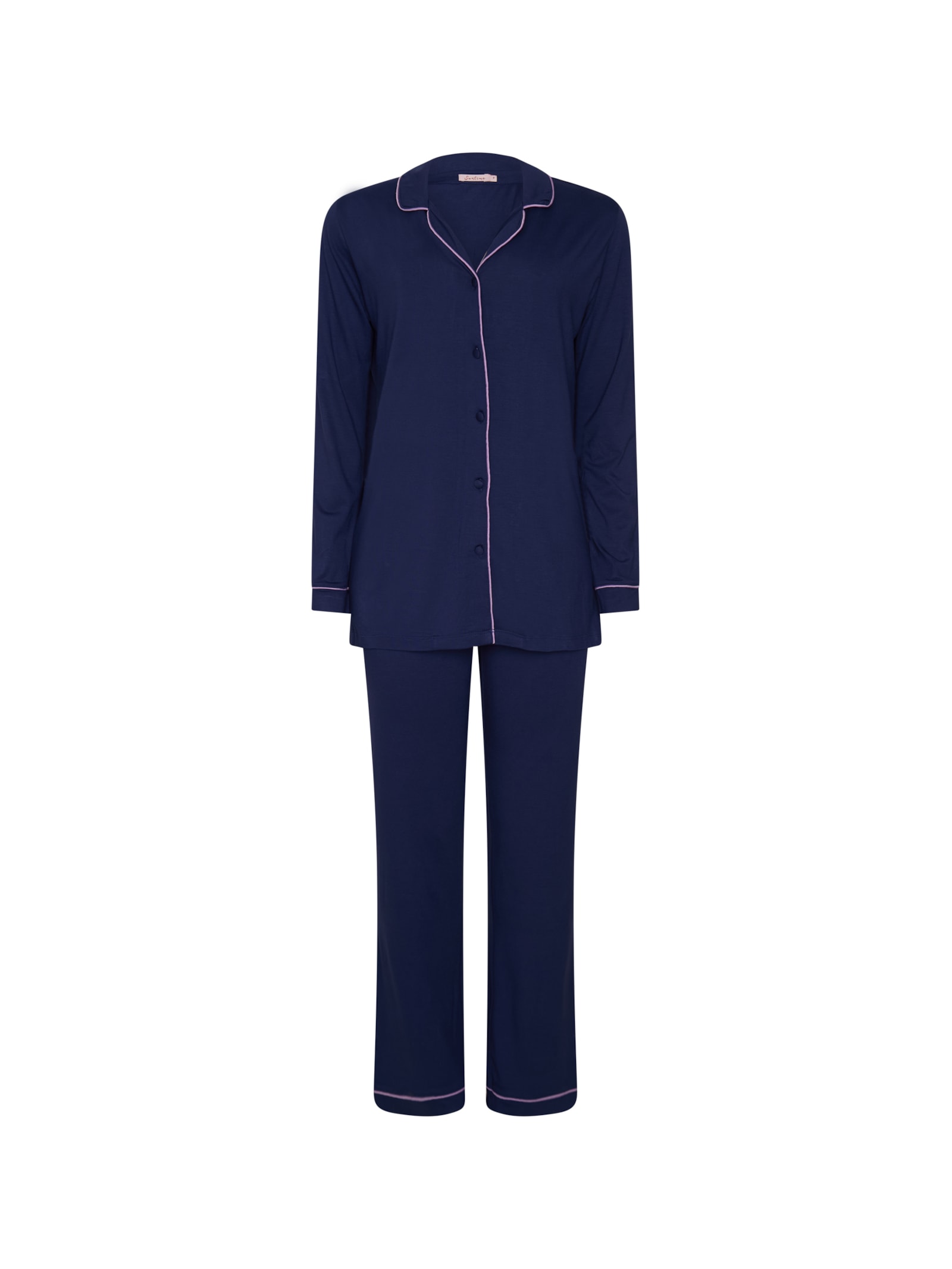 Pijama Longo Classic Azul Suntime