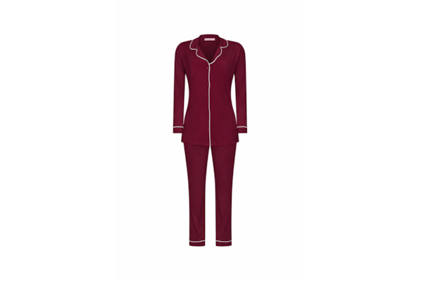 Pijama Longo Classic Malbec - Vermelho