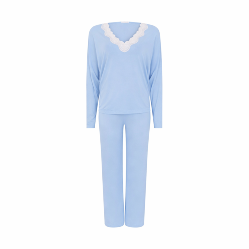 Pijama Longo Sweet Baby Blue - Azul