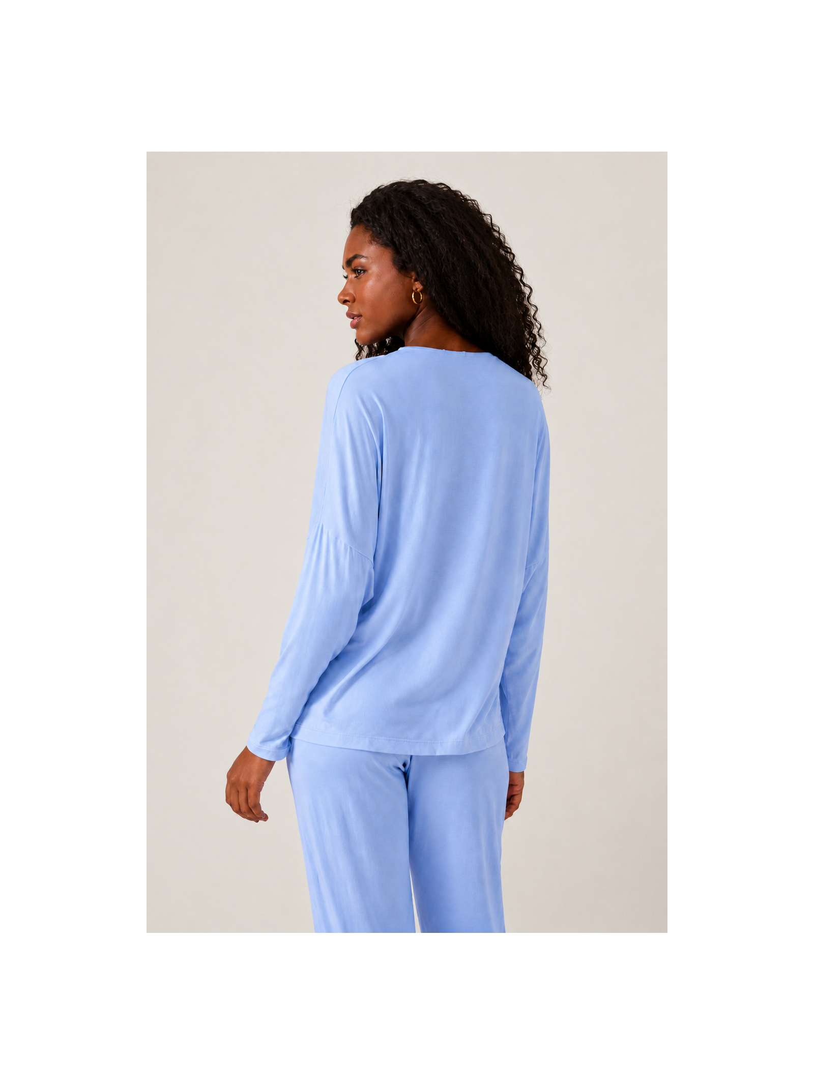 Pijama Longo Sweet Baby Blue Azul Suntime