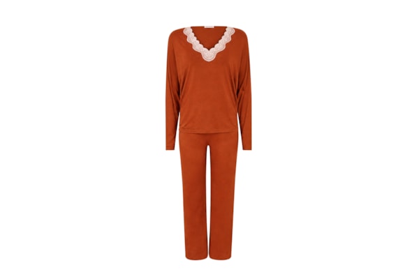 Pijama Longo Sweet Cinnamon - Marrom