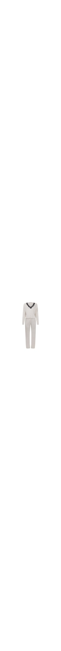 Pijama Longo Sweet - Off White