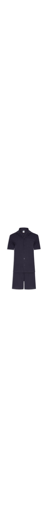 Pijama Masculino Americano em Algodão - Azul