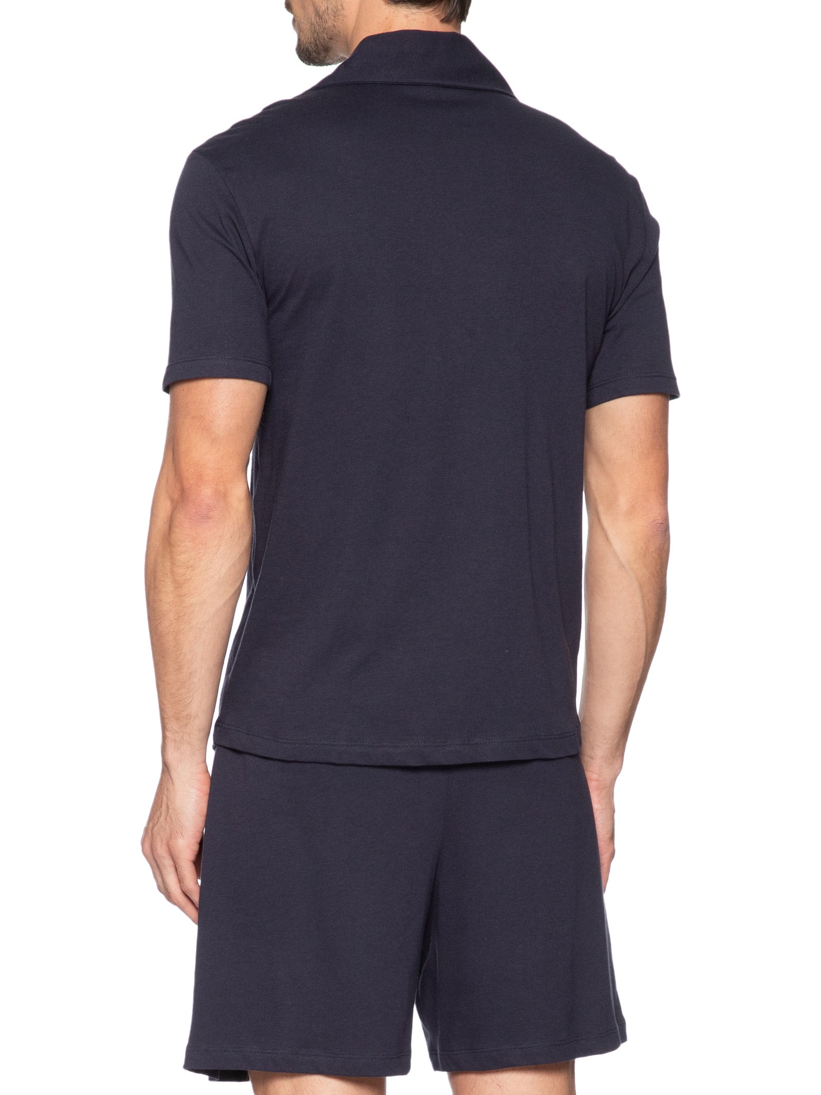 Pijama Masculino Americano em Algodão Azul Hering Intimates