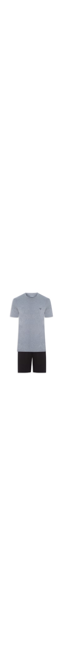 Pijama Masculino Bermuda E Camiseta - Preto