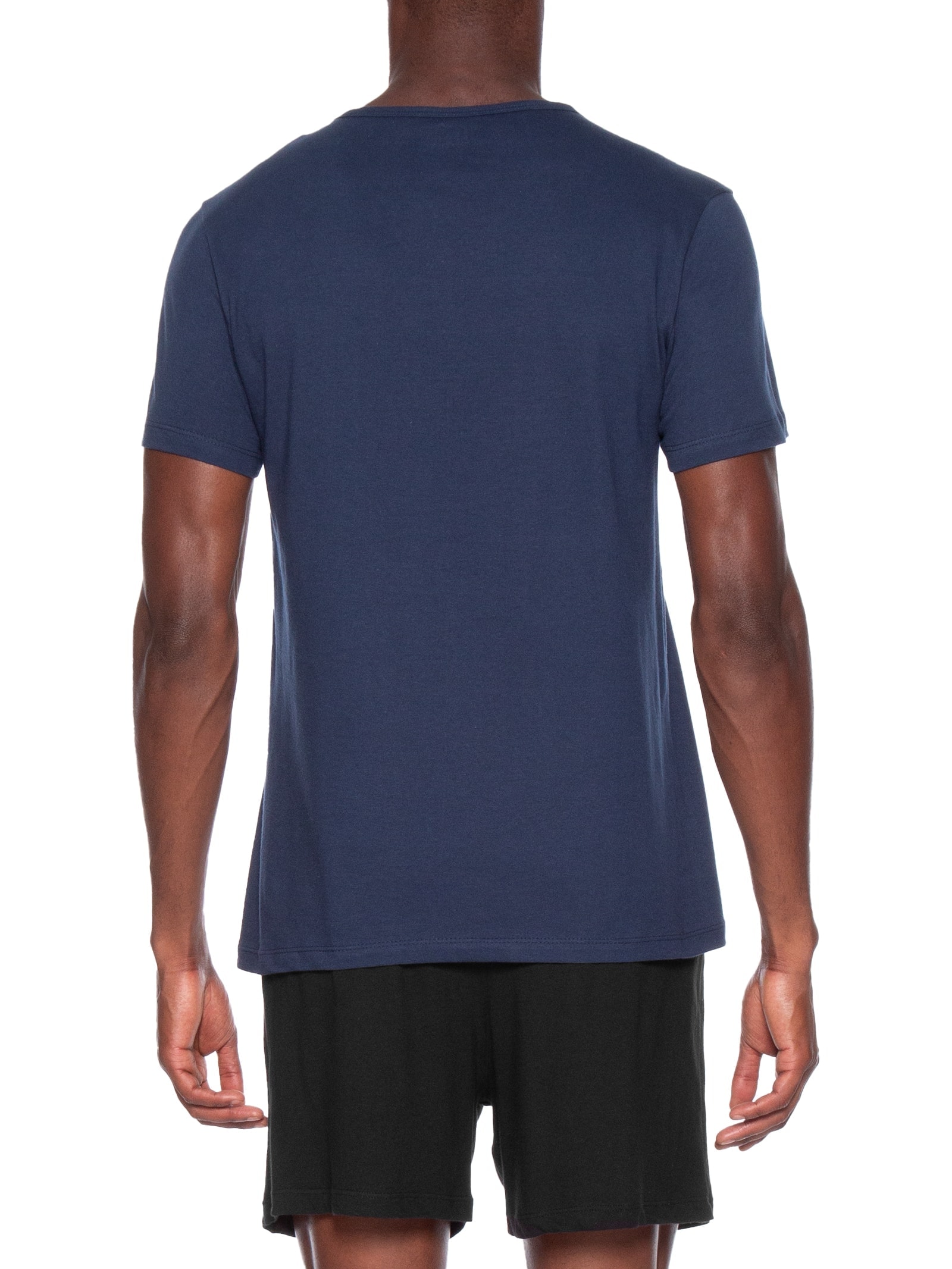 Pijama Masculino Com Detalhe Contrastante Preto Hering Intimates