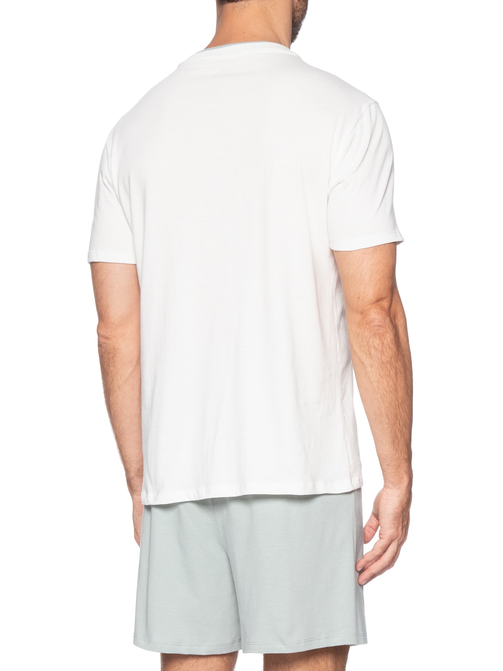 Pijama Masculino Curto Branco Hering Intimates
