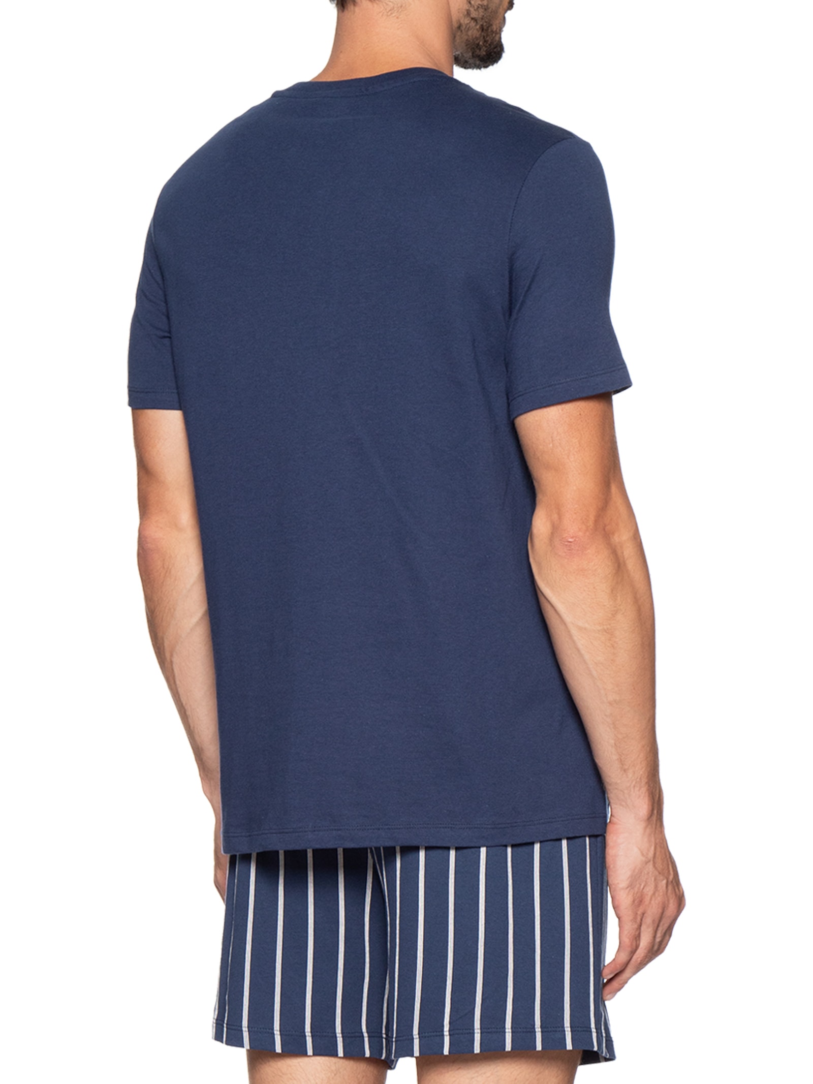 Pijama Masculino Curto Com Samba Canção Azul Hering Intimates