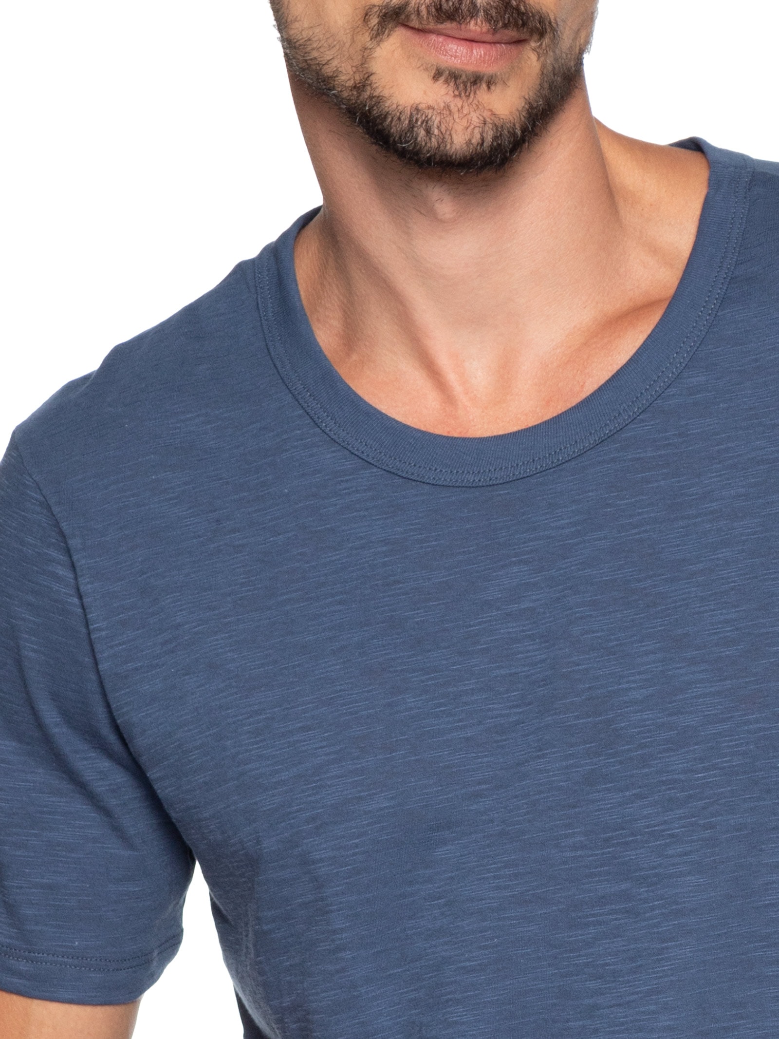 Pijama Masculino Curto Em Malha Flamê Azul Hering Intimates