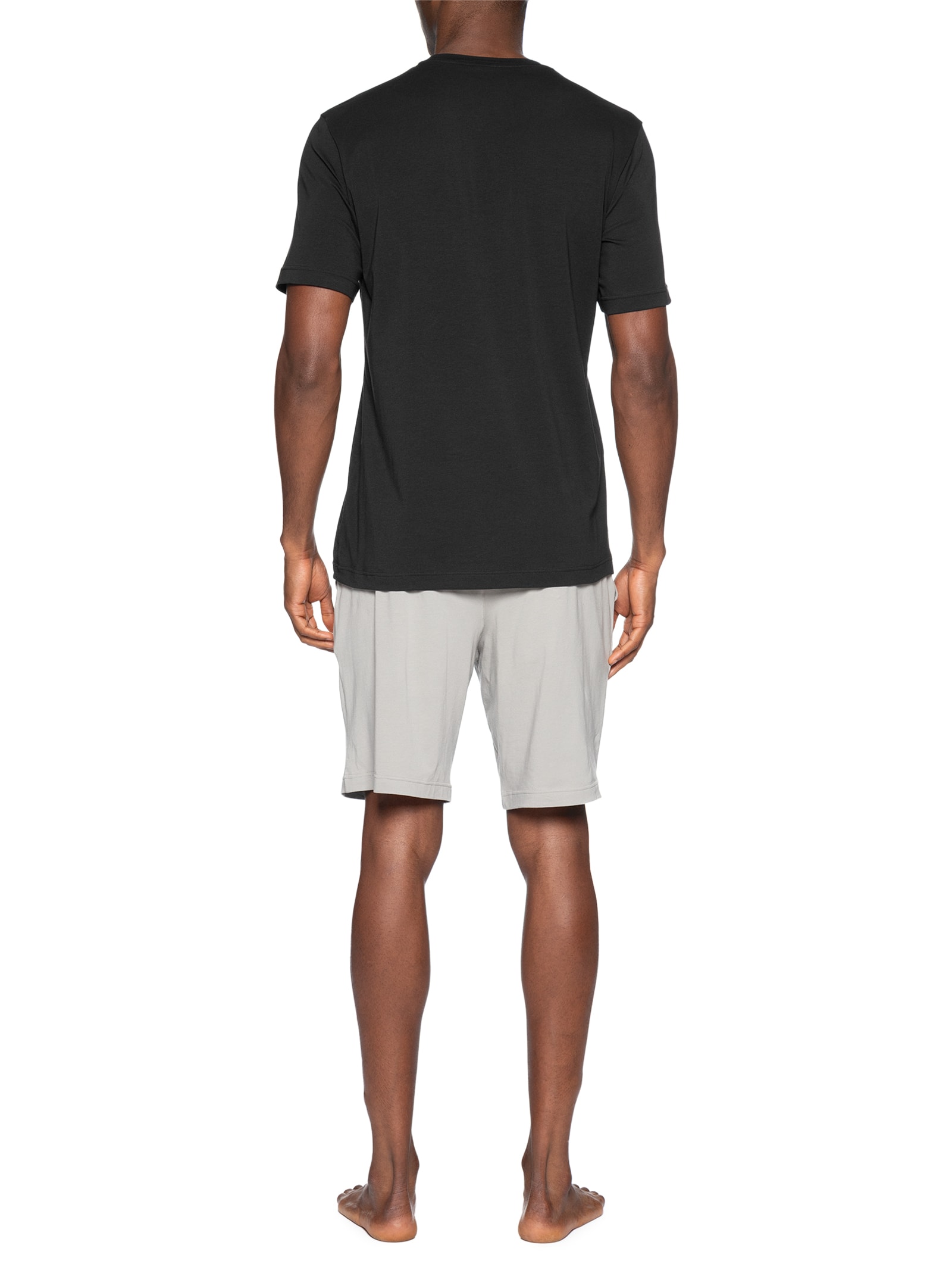 Pijama Masculino Curto Nightwear Preto Emporio Armani Bodywear