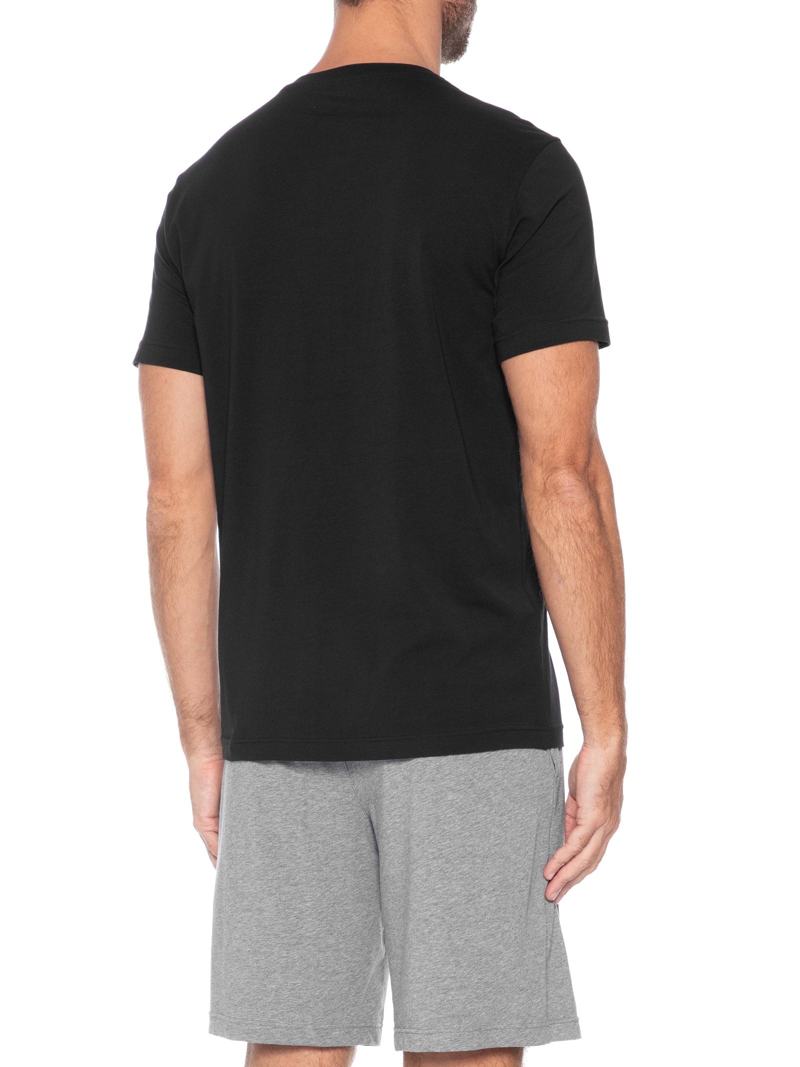 Pijama Masculino Curto Samba Canção Logo – Cinza Emporio Armani Bodywear