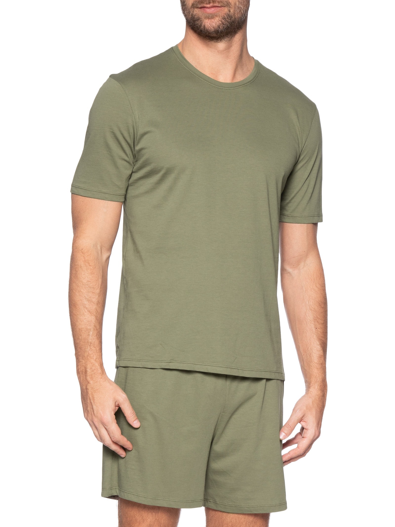 Pijama Masculino Curto Verde Hering Intimates