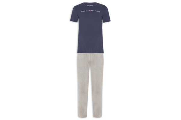 Pijama Masculino Essential - Cinza