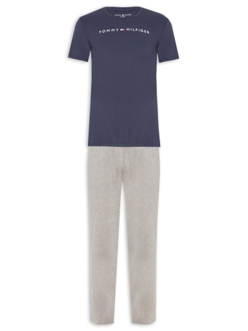Pijama Masculino Essential – Cinza