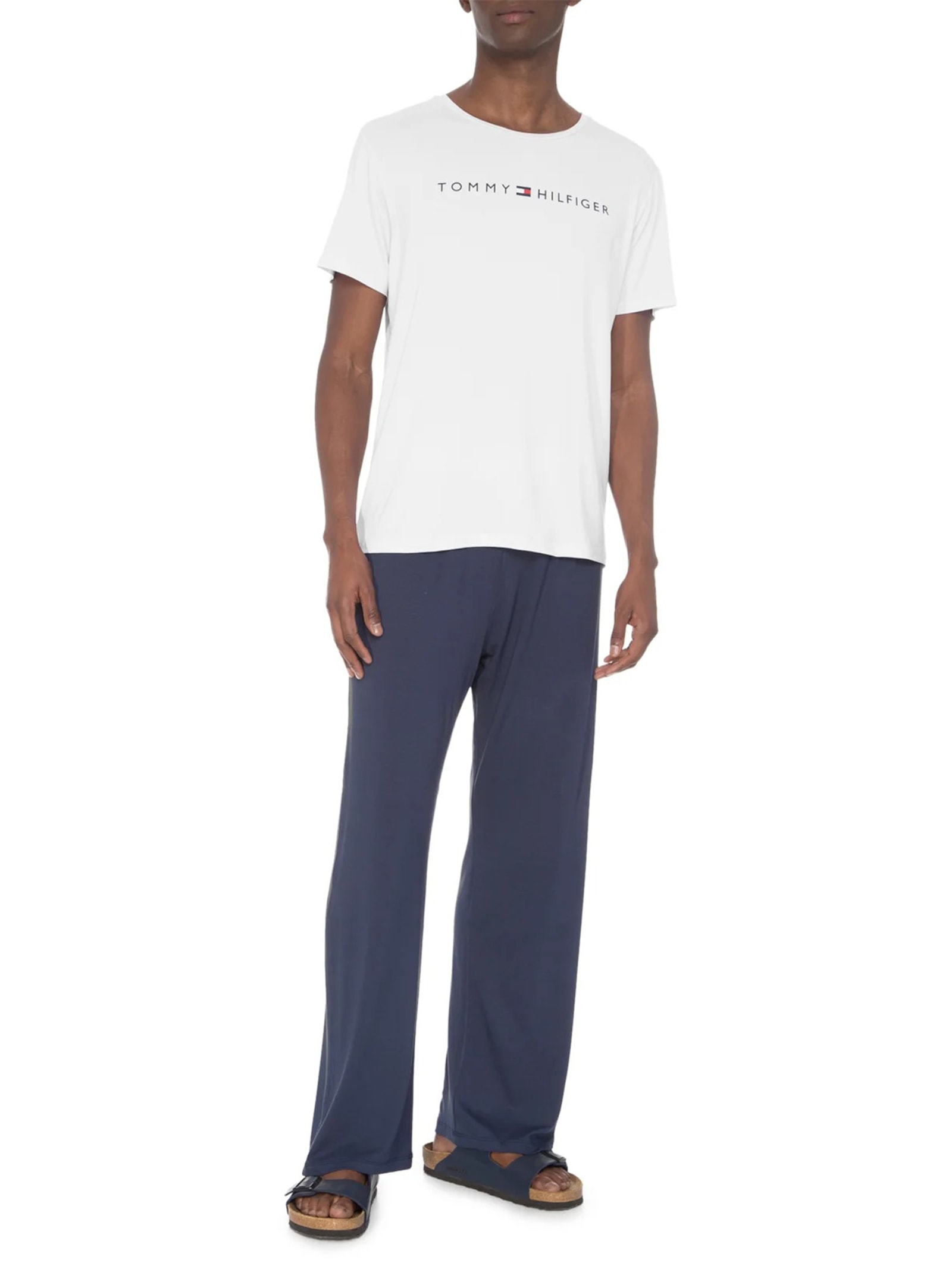 Pijama Masculino Essential Sleepwear Branco Tommy Hilfiger