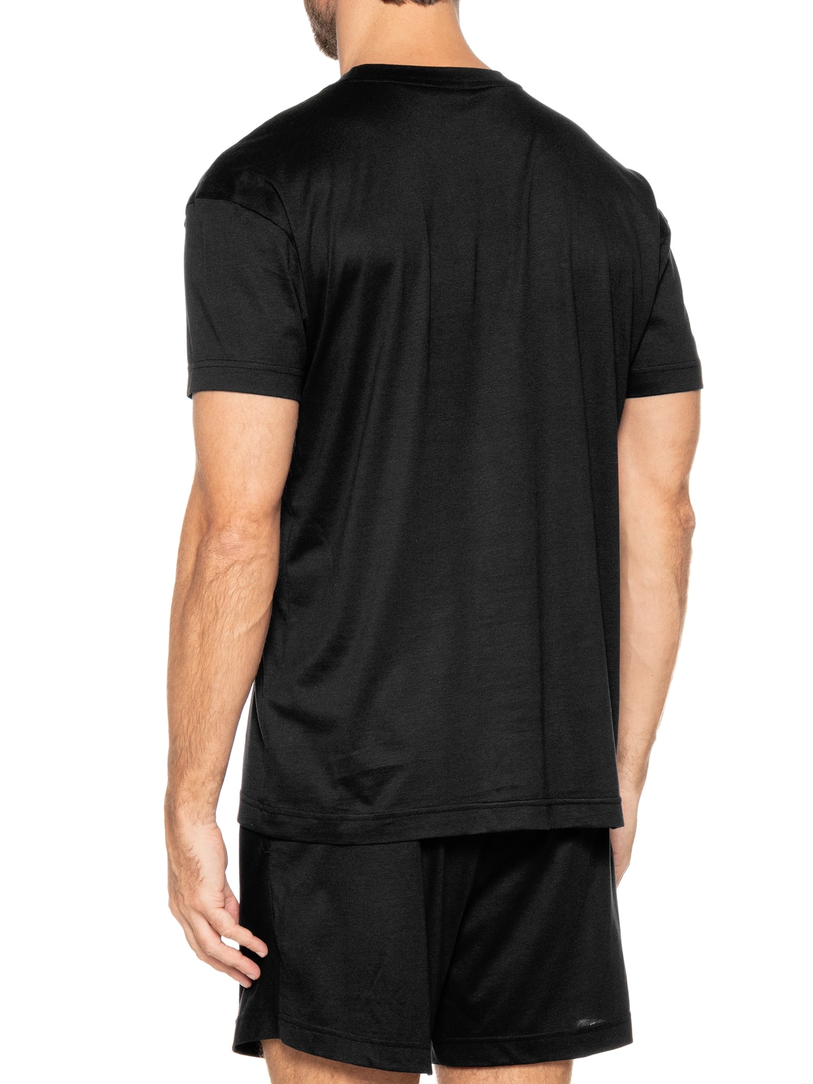 Pijama Masculino Galaxy Short Set Preto Hugo