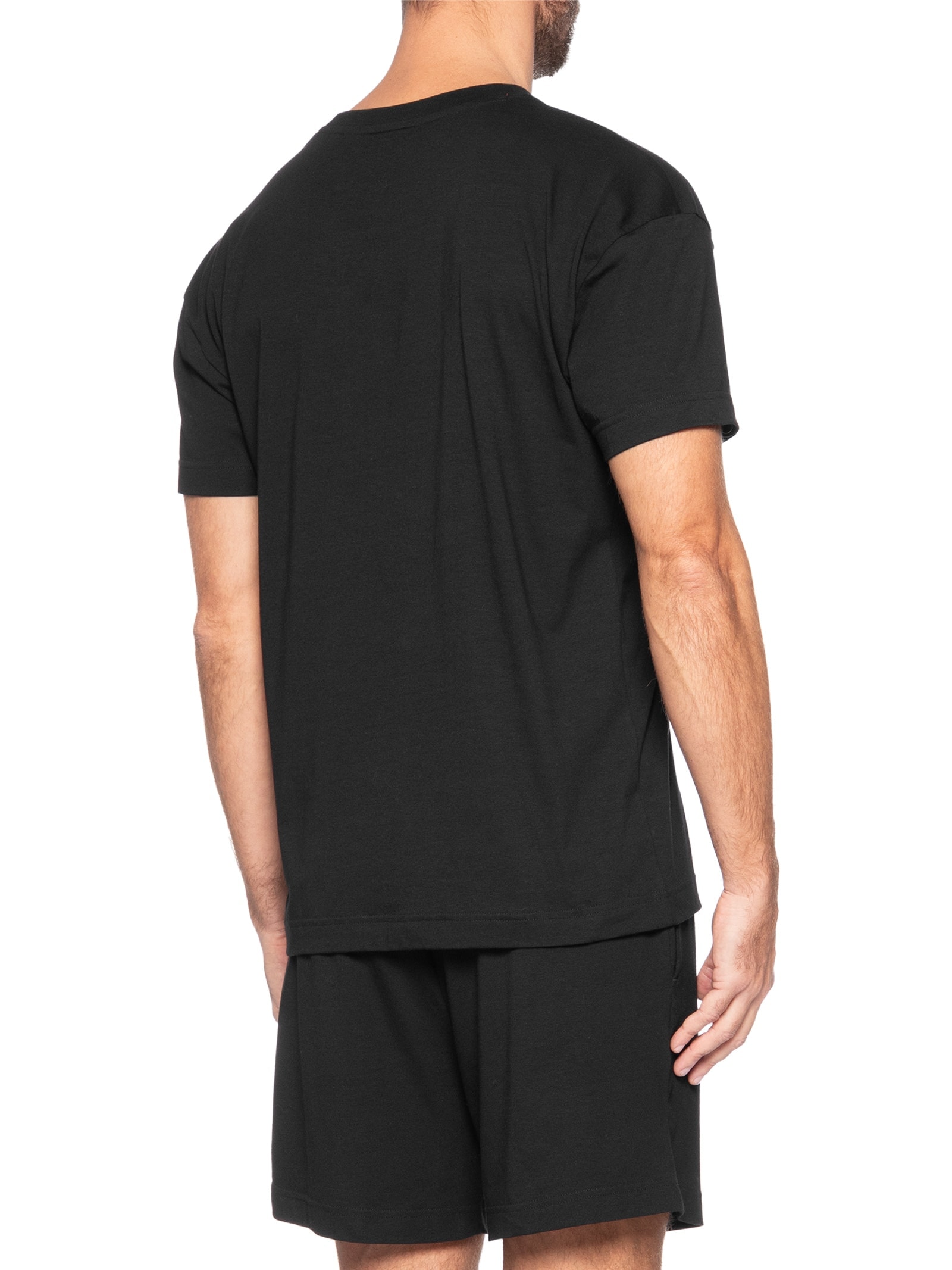 Pijama Masculino Galaxy Short Set Preto Hugo