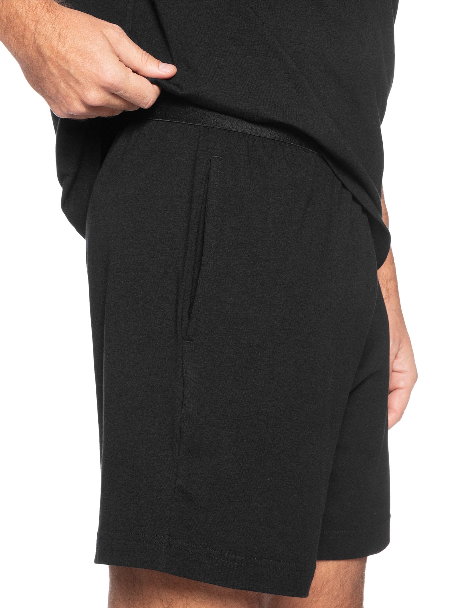 Pijama Masculino Galaxy Short Set Preto Hugo