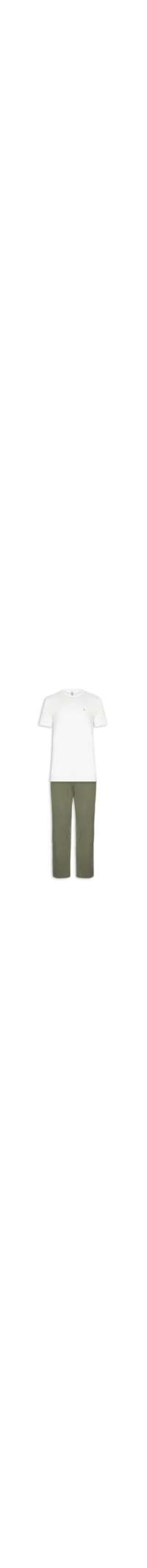 Pijama Masculino Logo Peixinho Em Algodão - Verde