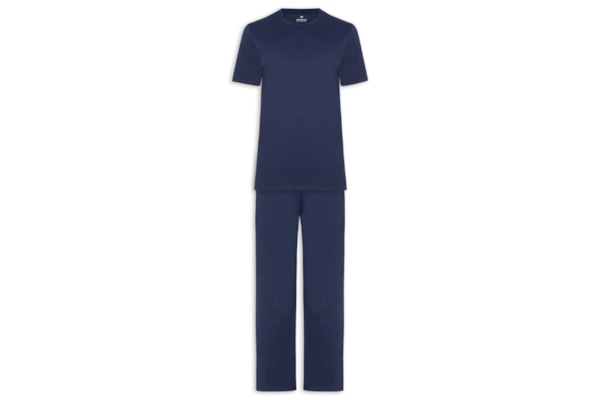 Pijama Masculino Longo Super Cotton - Azul