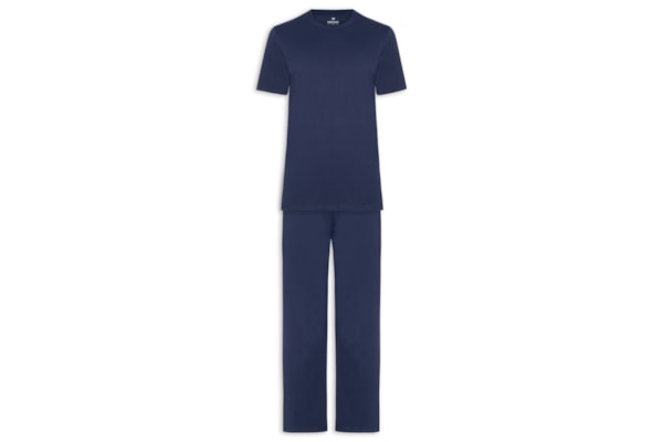 Pijama Masculino Longo Super Cotton - Azul