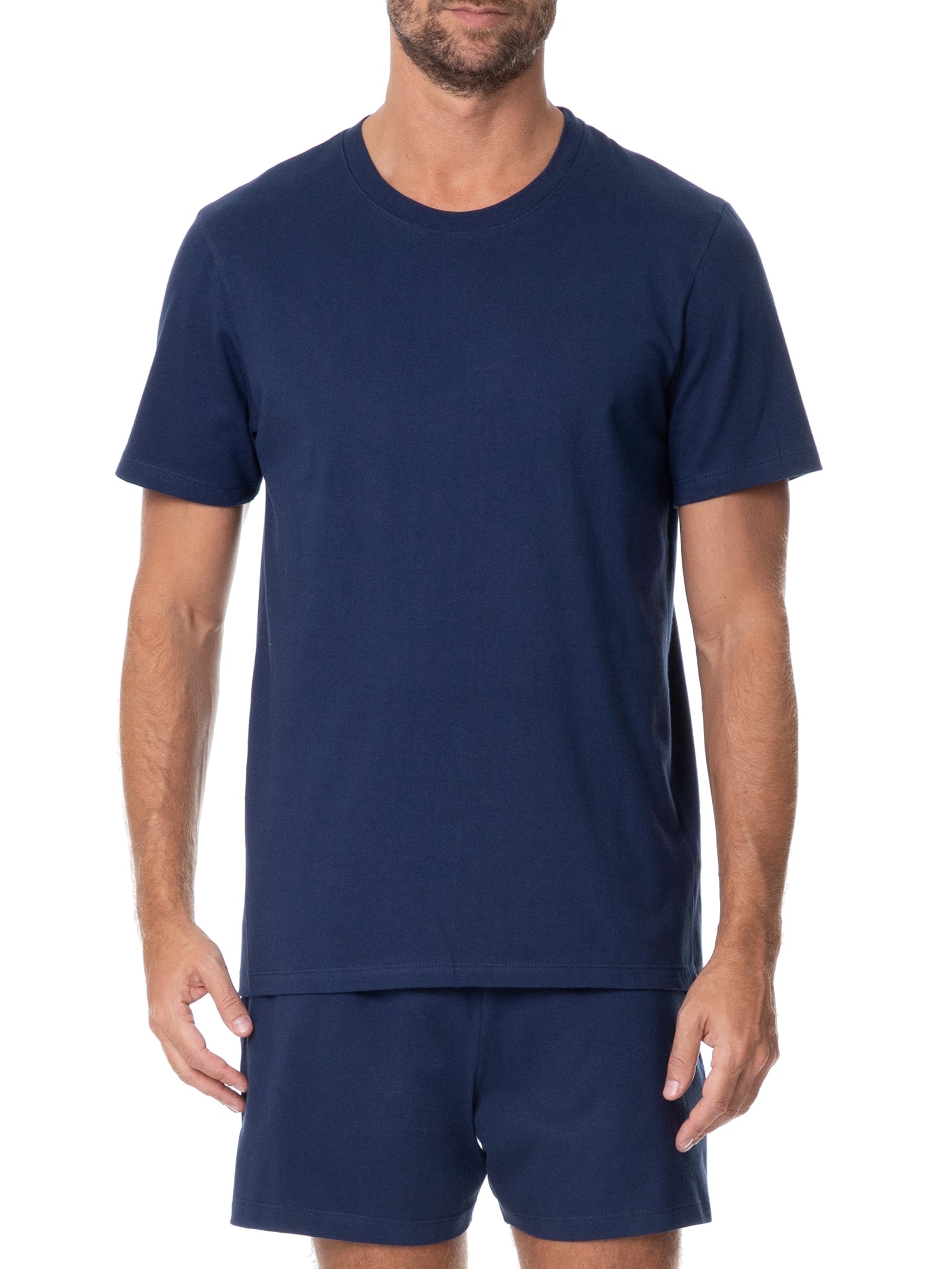 Pijama Masculino Manga Curta Azul Hering Intimates