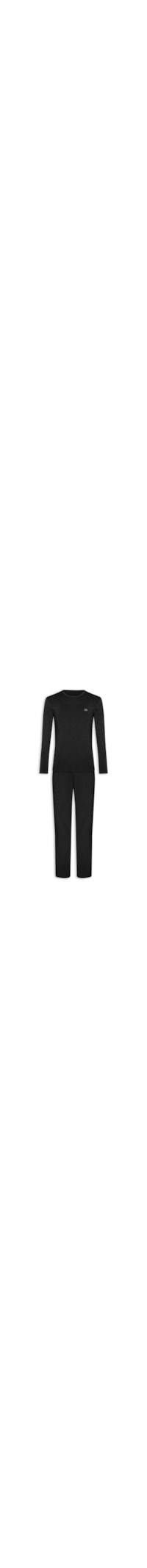 Pijama Masculino Manga Longa Com Calça CK Modal - Preto