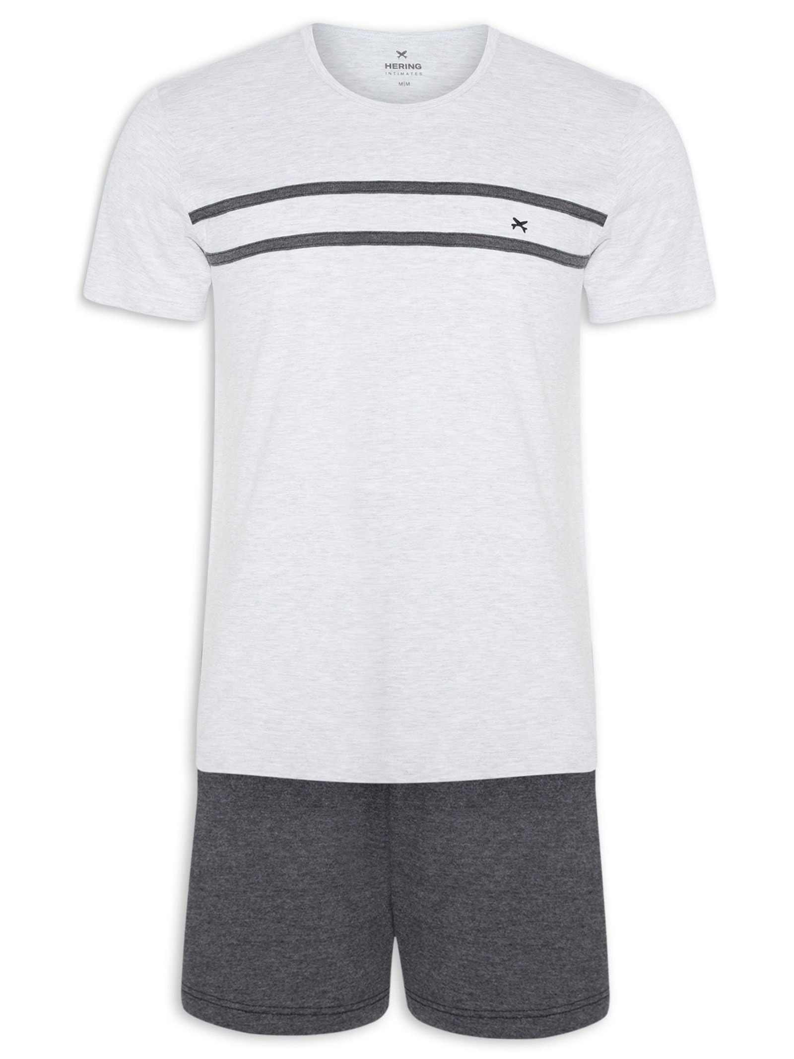 Pijama Masculino Mm Cinza Hering Intimates