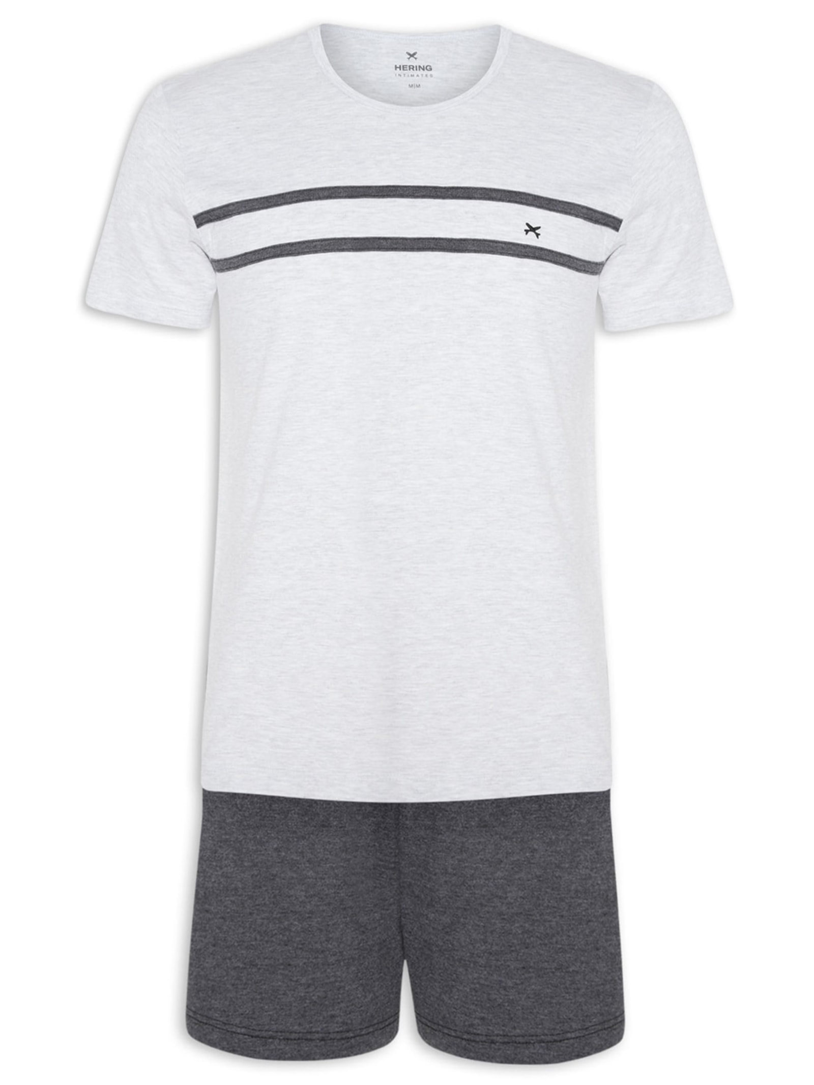 Pijama Masculino Mm Cinza Hering Intimates