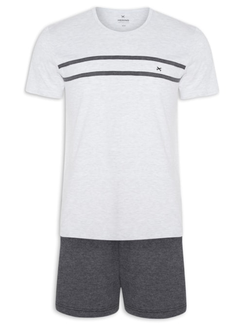 Pijama Masculino Mm - Cinza