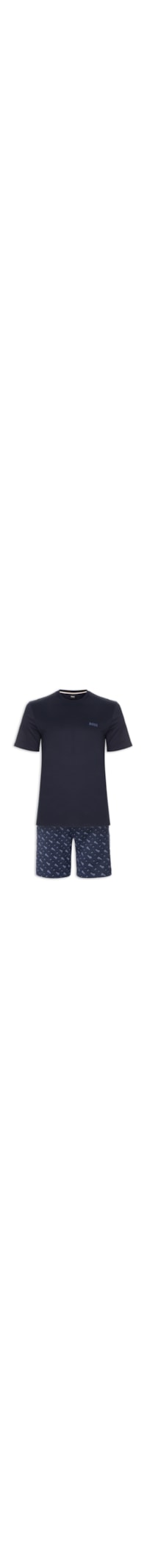 Pijama Masculino Mono Short Set - Azul