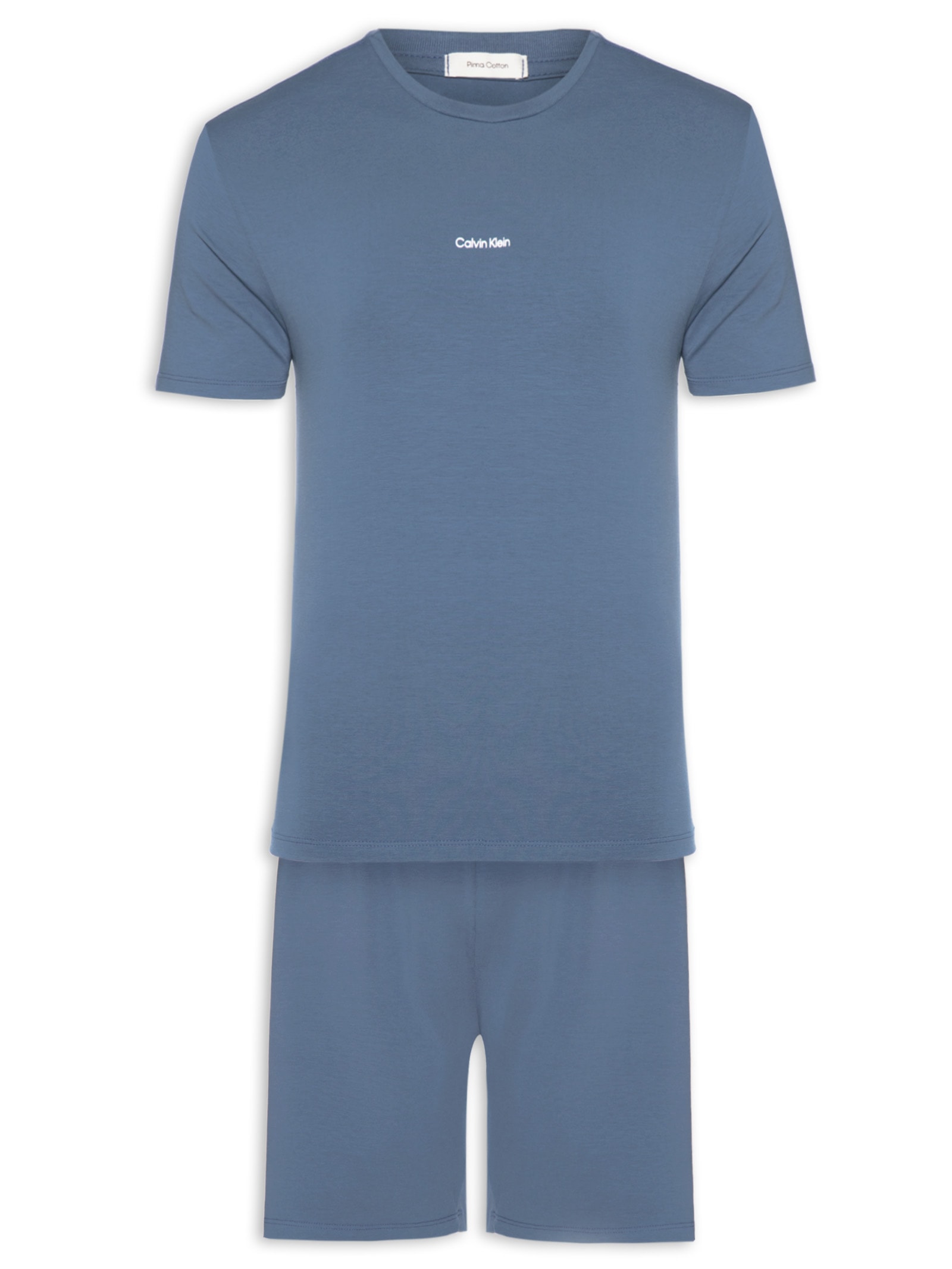 Pijama Masculino Pima Cotton Azul Calvin Klein Underwear