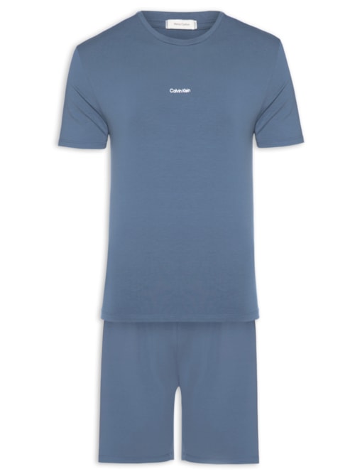 Pijama Masculino Pima Cotton - Azul