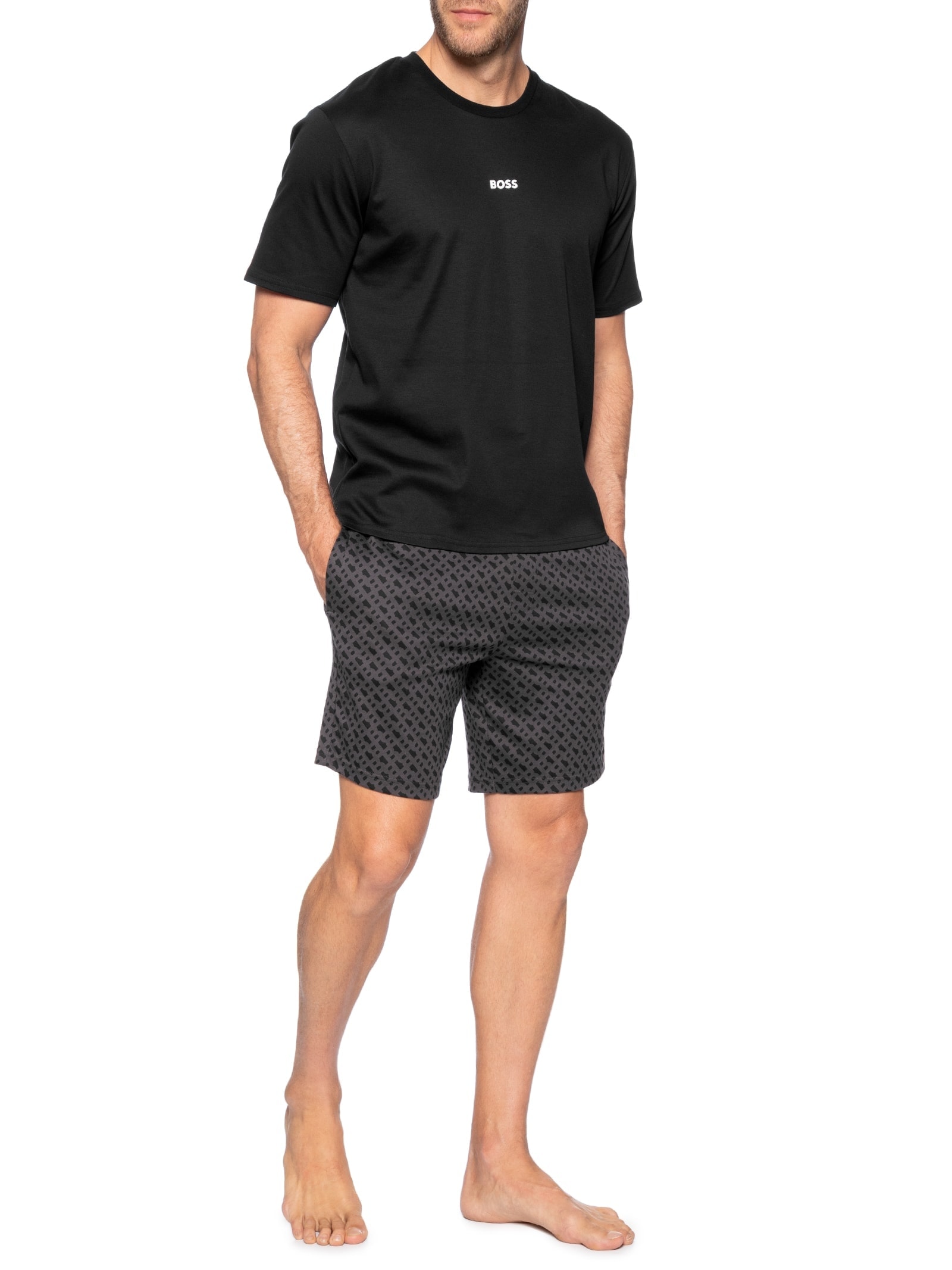 BOSS STRUCTURE SHORT - Pigiama - blue/blu BOSS STRUCTURE SHORT - Pigiama - blue/blu