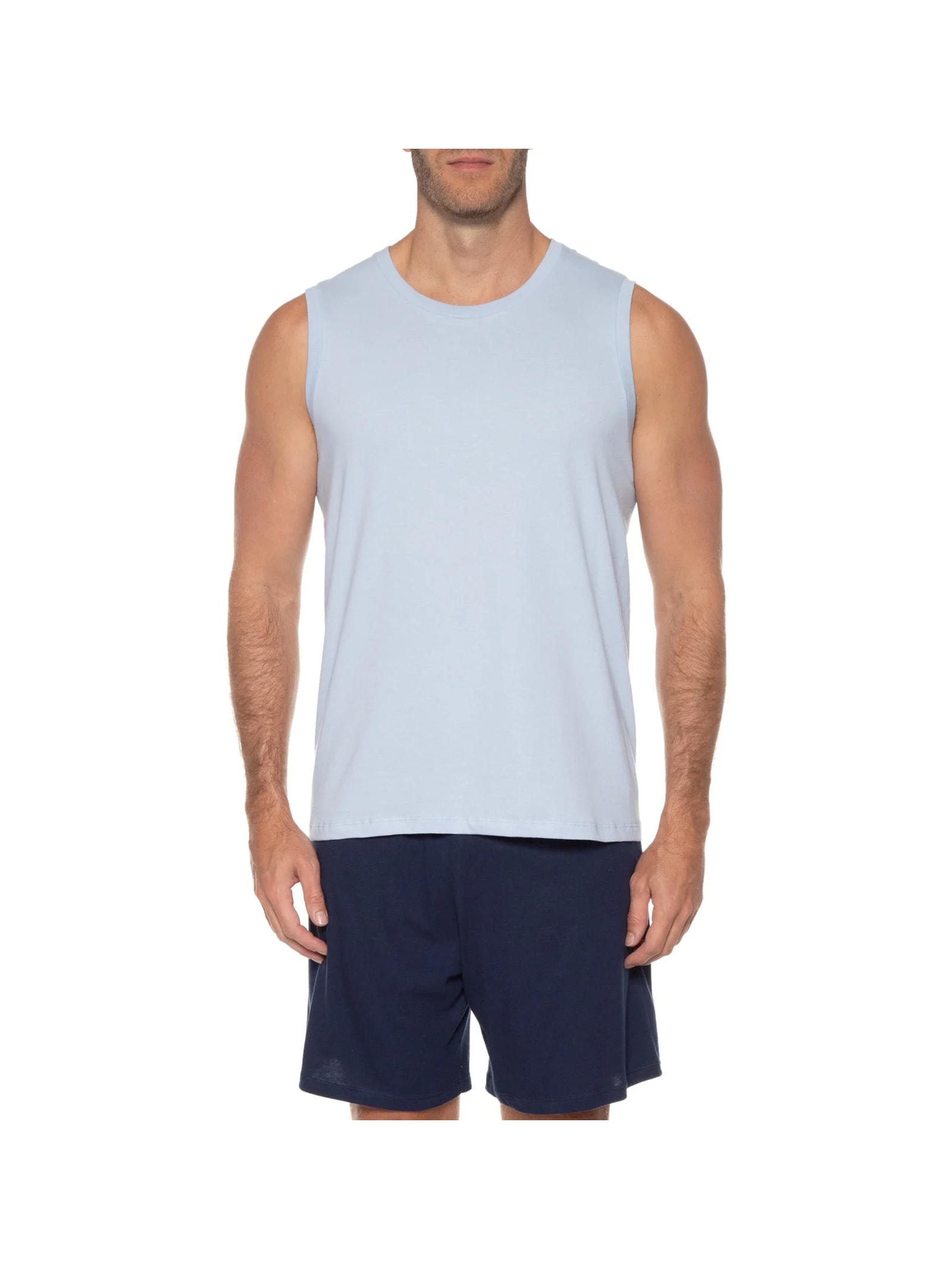 Pijama Masculino Sem Manga Azul Hering Intimates