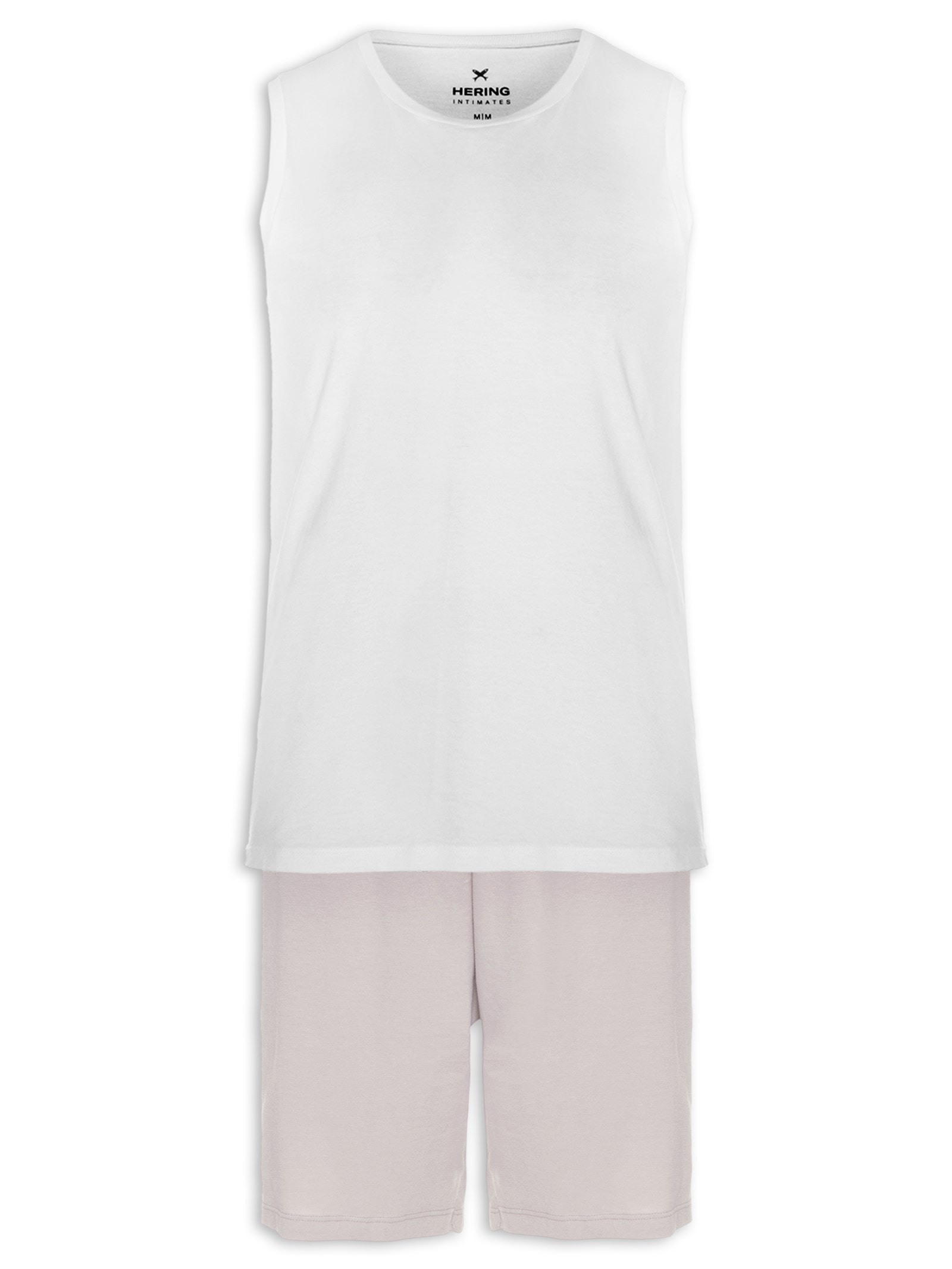 Pijama Masculino Sem Manga Branco Hering Intimates