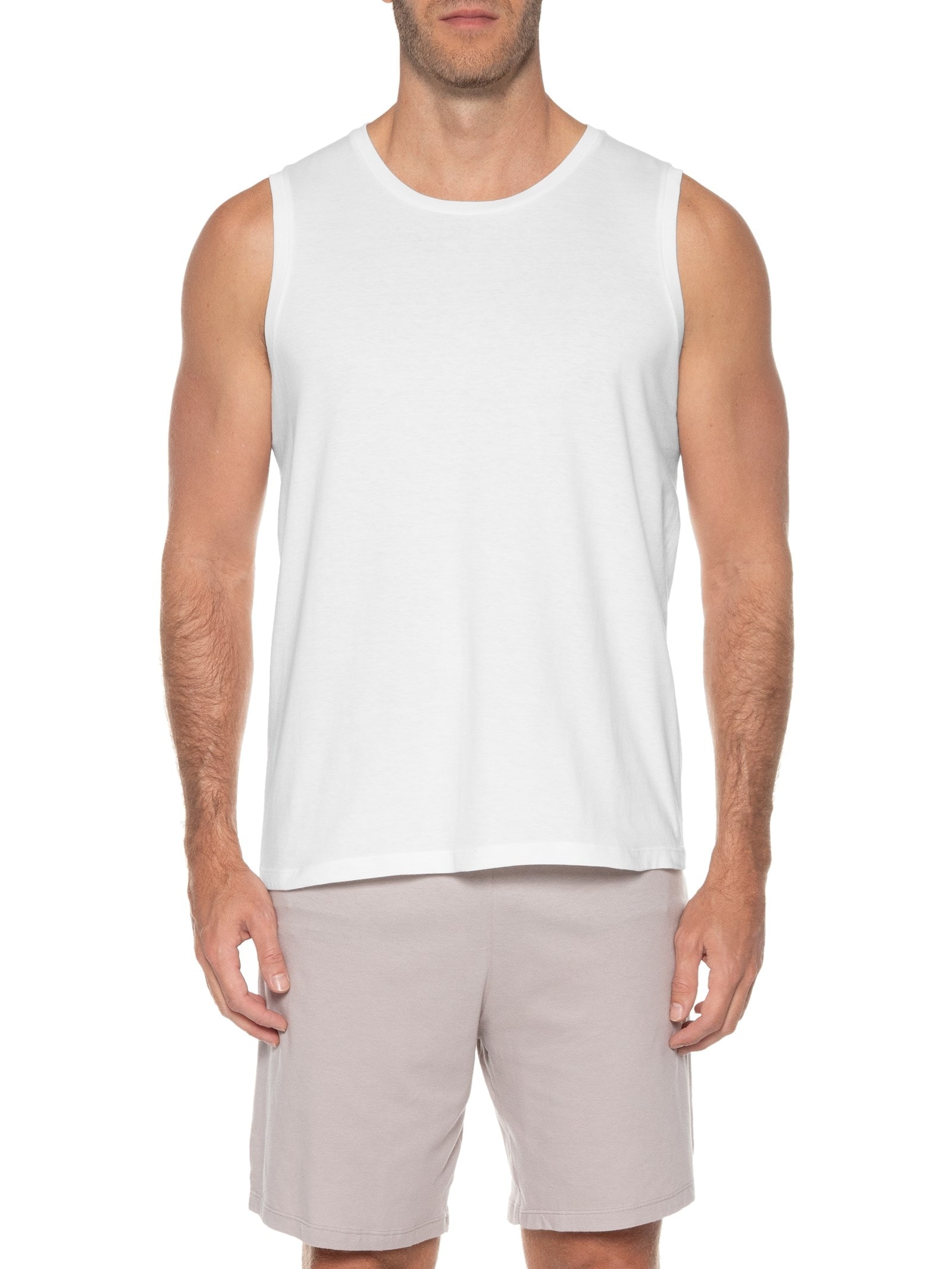 Pijama Masculino Sem Manga Branco Hering Intimates