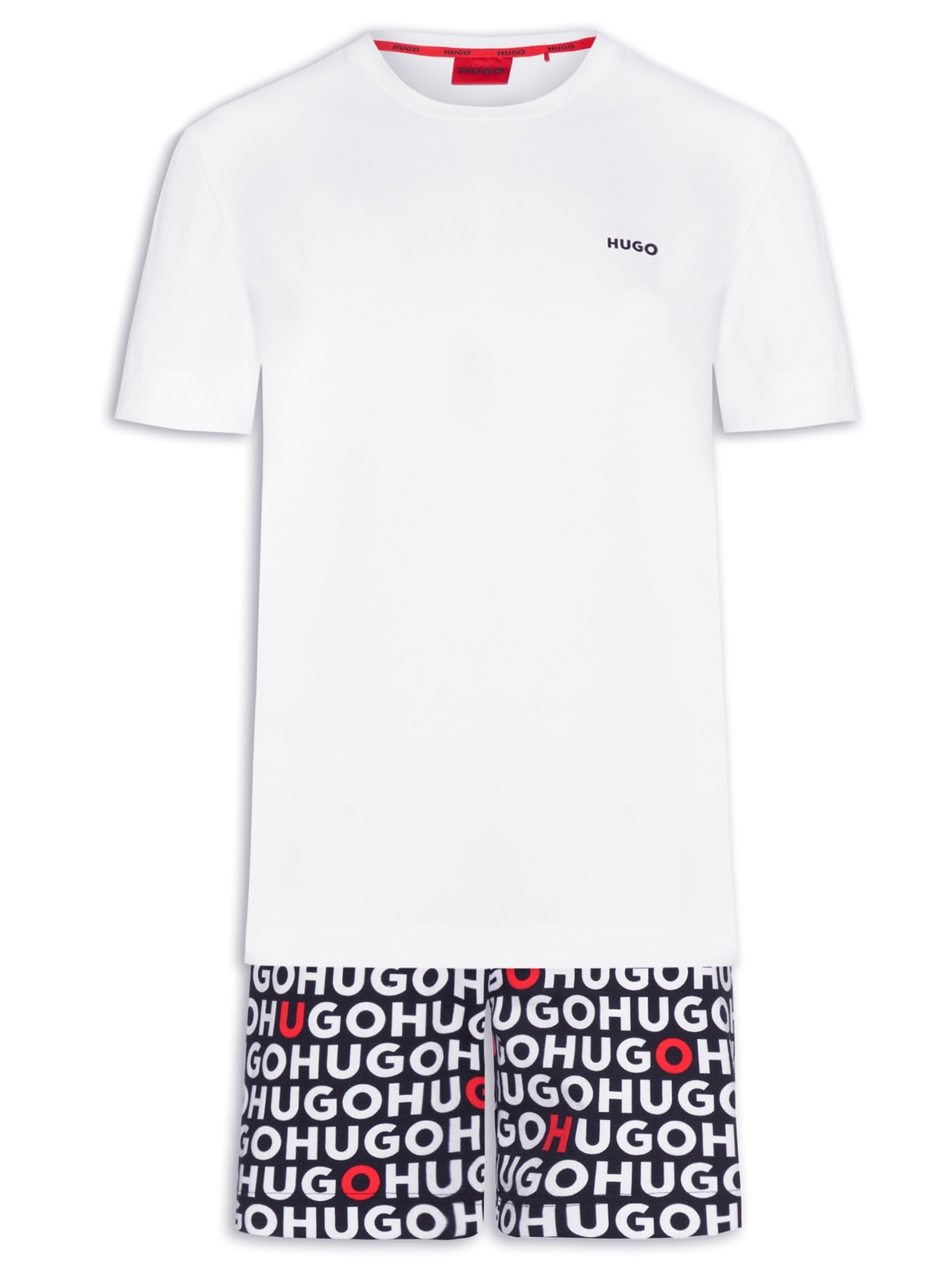 Pijama Masculino Tortuga Short Set Preto Hugo