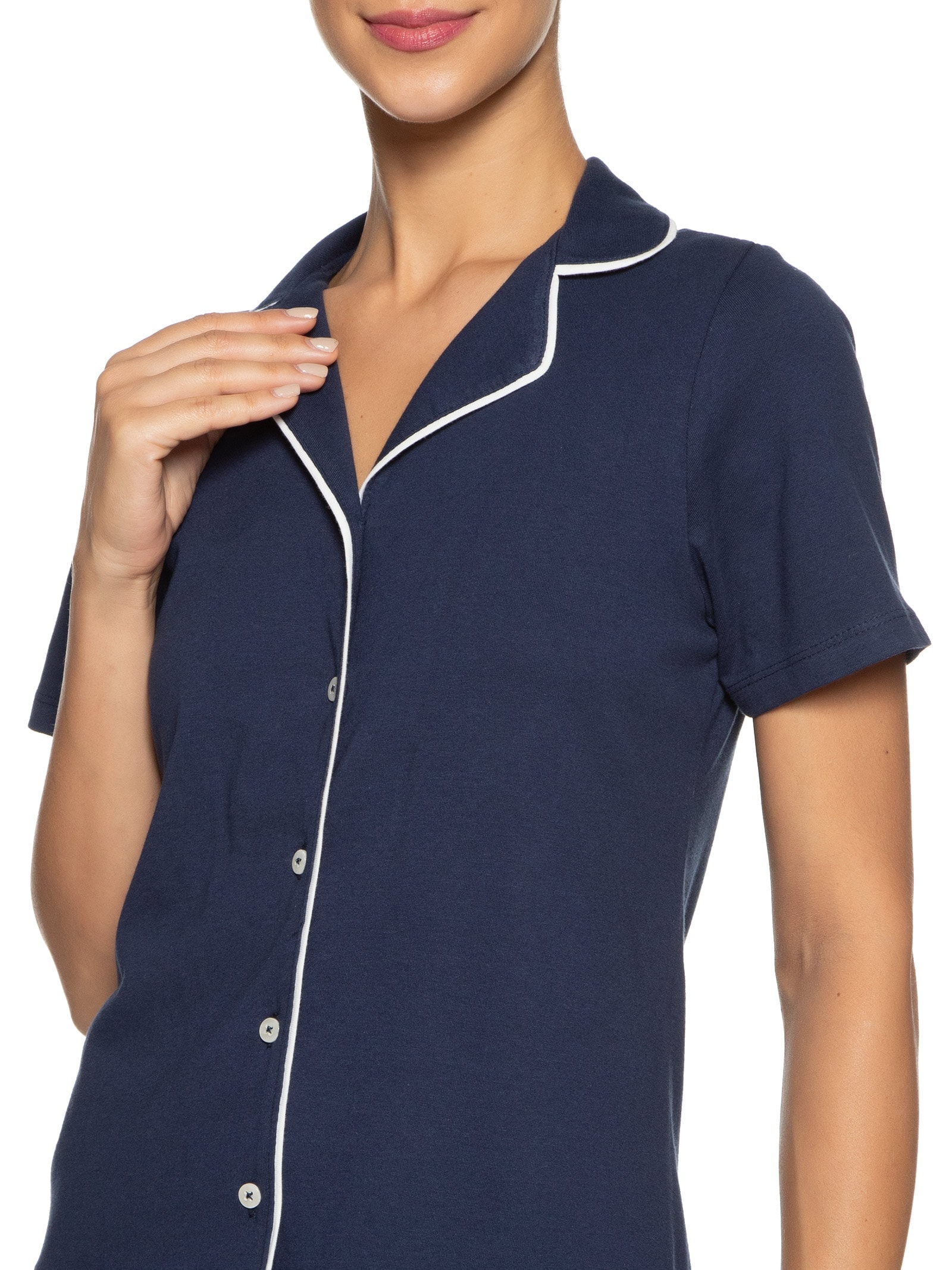 Pijama MM Feminino Azul Hering Intimates