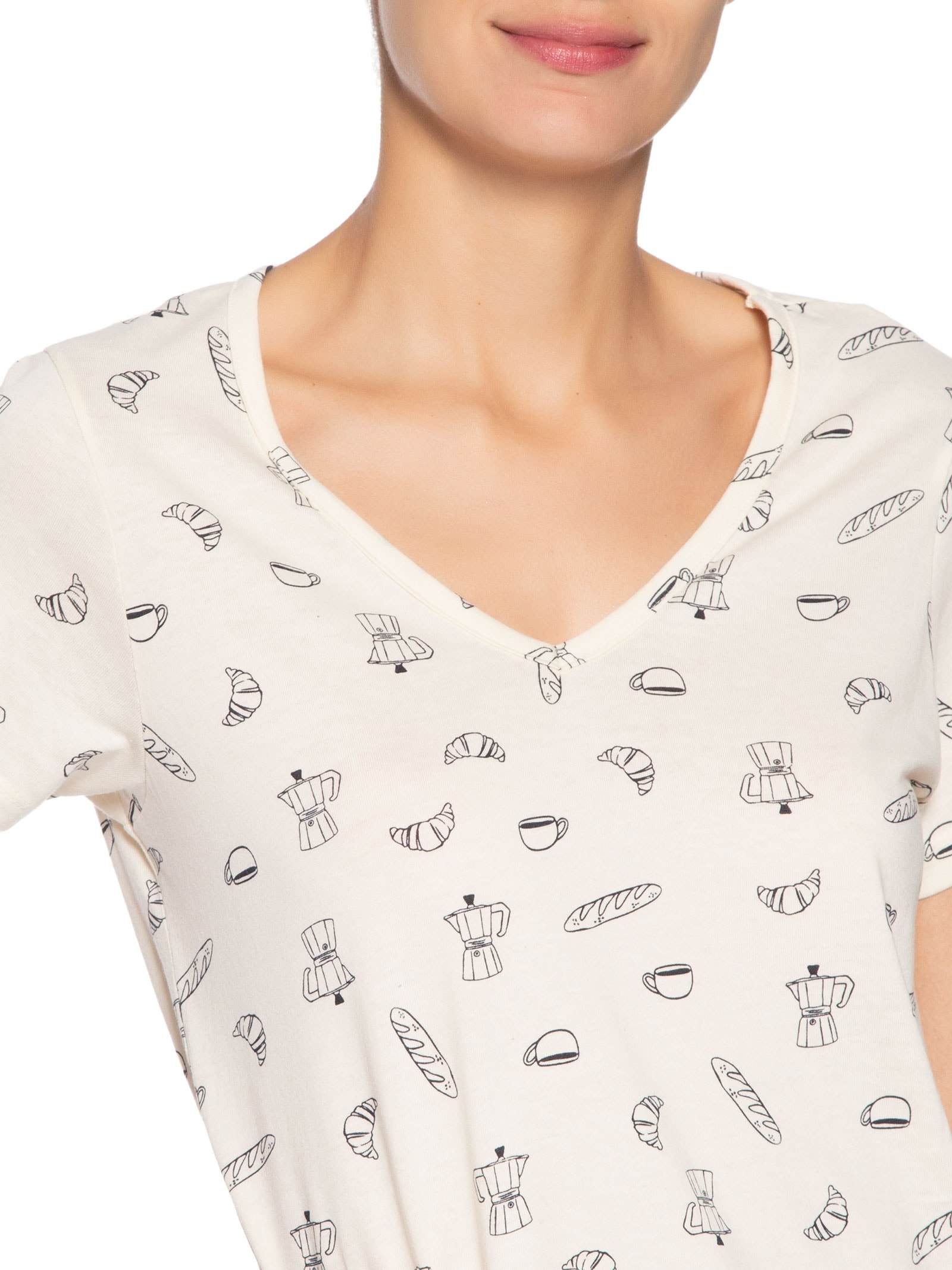 Pijama MM Feminino Bege Hering Intimates