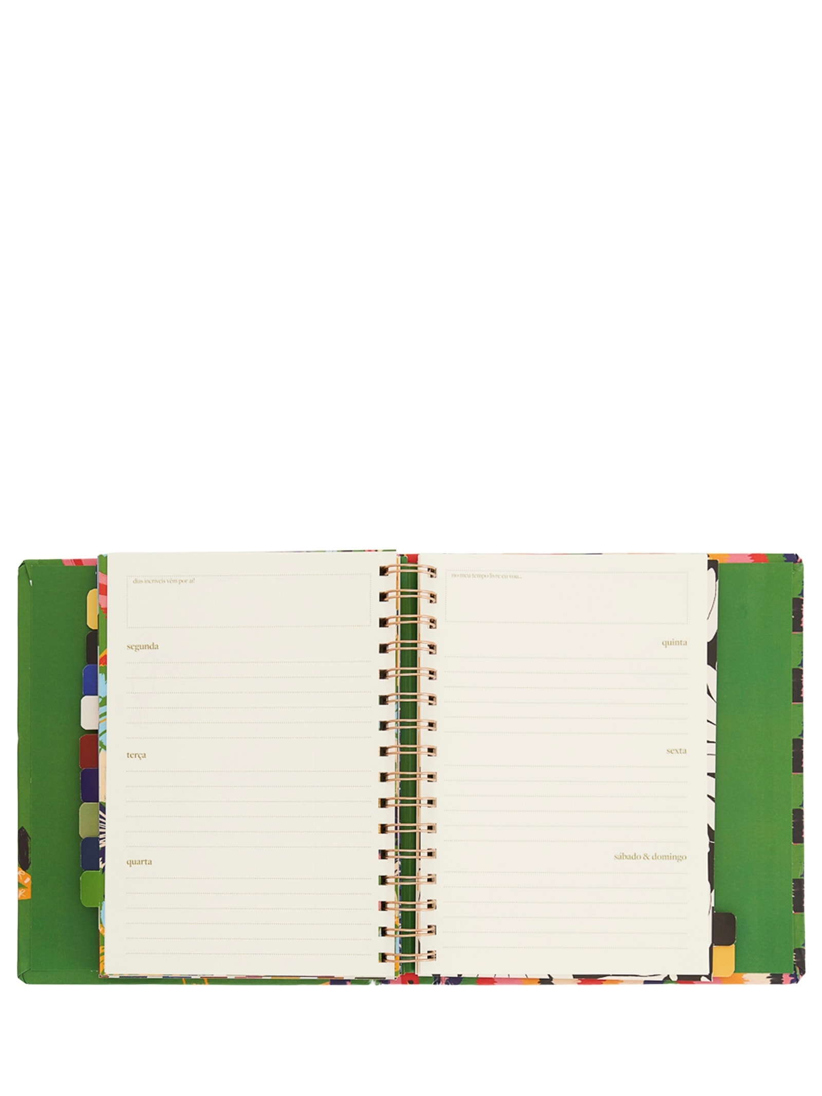 Planner Bosque Dos Pássaros Verde Farm Etc