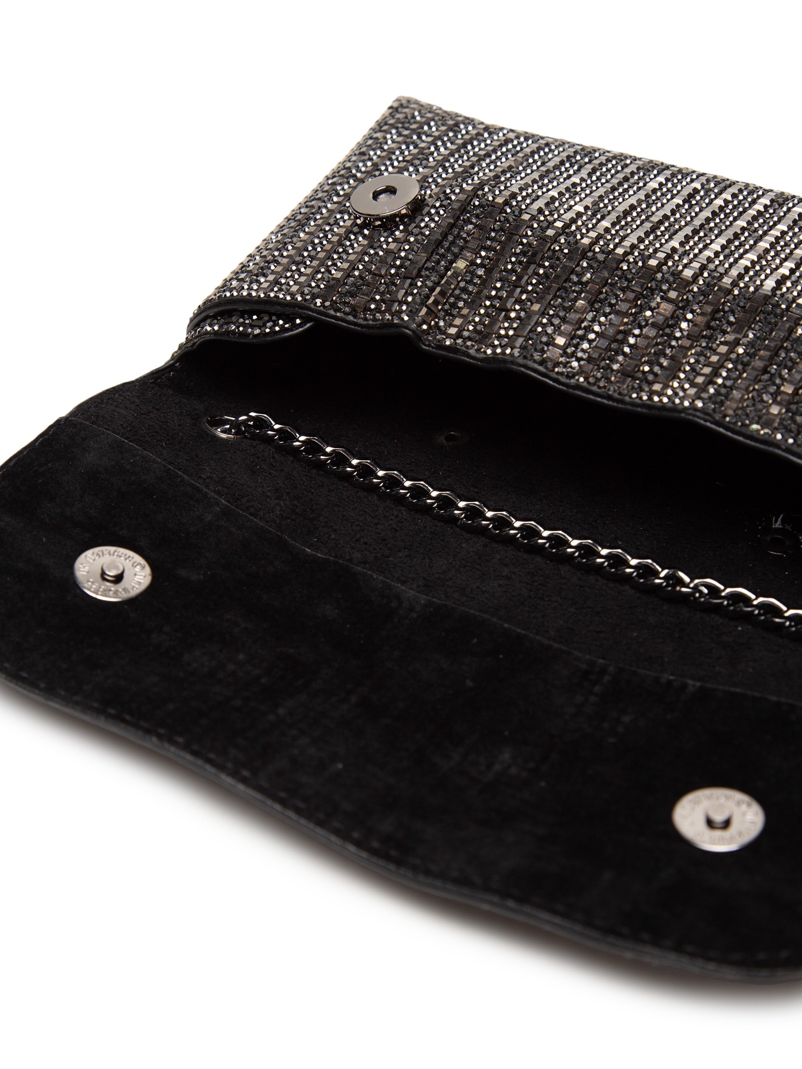 Pochete Feminina Com Strass 4 em 1 Preto Market 33