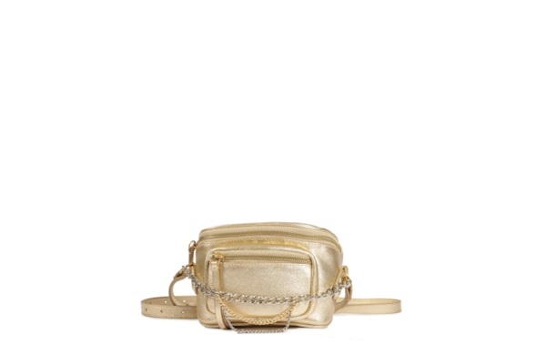 Pochete Feminina Pequena Easy Fly Metal - Dourado