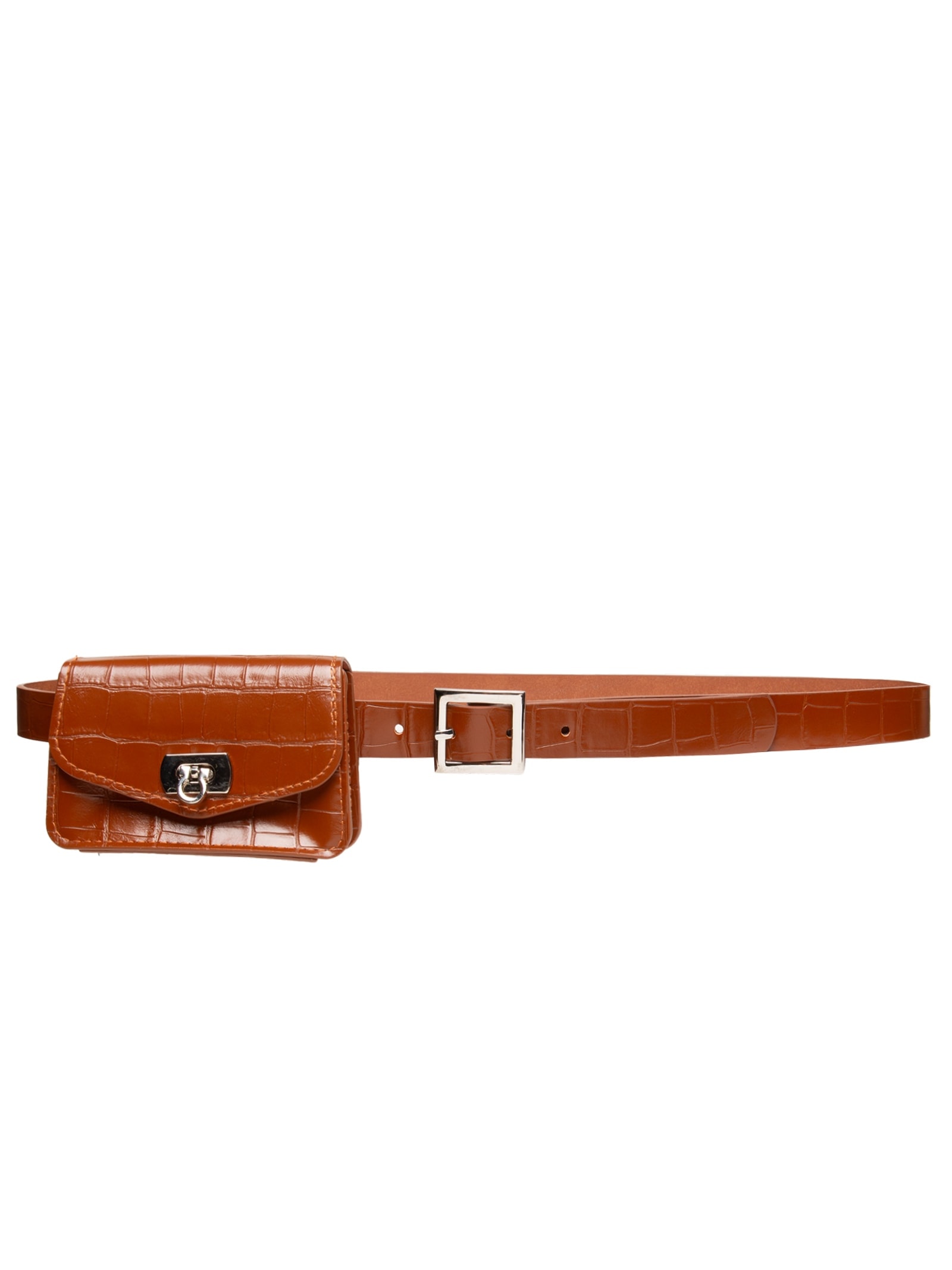 Pochete Feminina Texturizada Marrom Market 33