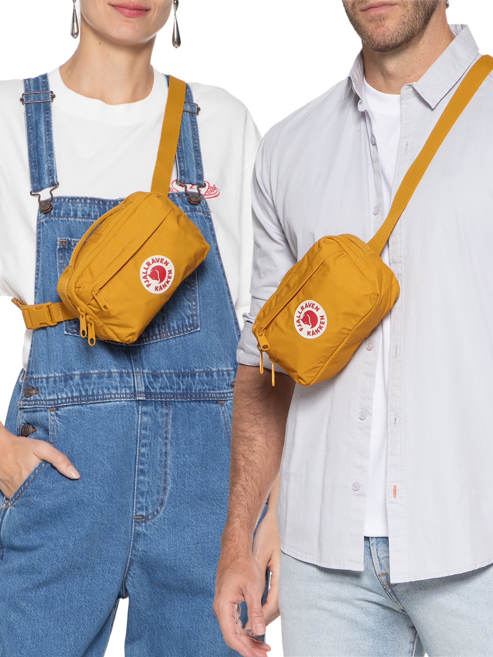 Pochete Unissex Kånken Hip Pack Amarelo Fjällräven