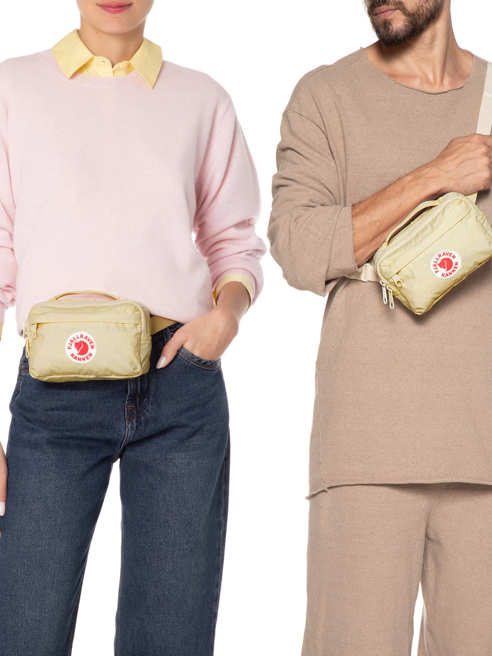 Pochete Feminina Kânken Hip Pack - Fjällräven - Off White