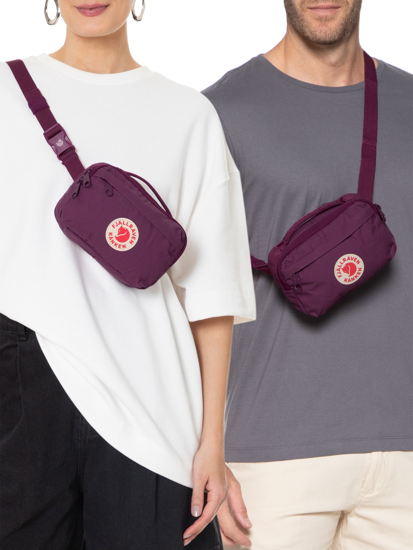 Fjällräven - Pochete Unissex Kânken Hip Pack - Roxo