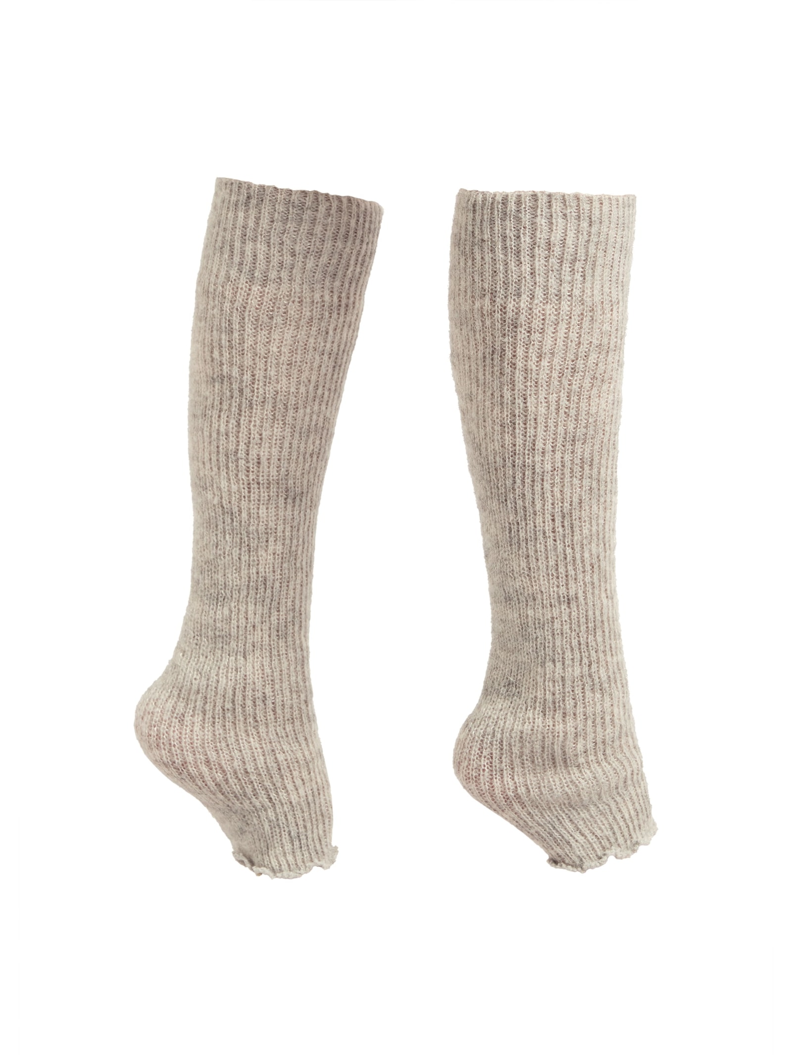 Polaina Com Efeito Soft Cinza Calzedonia