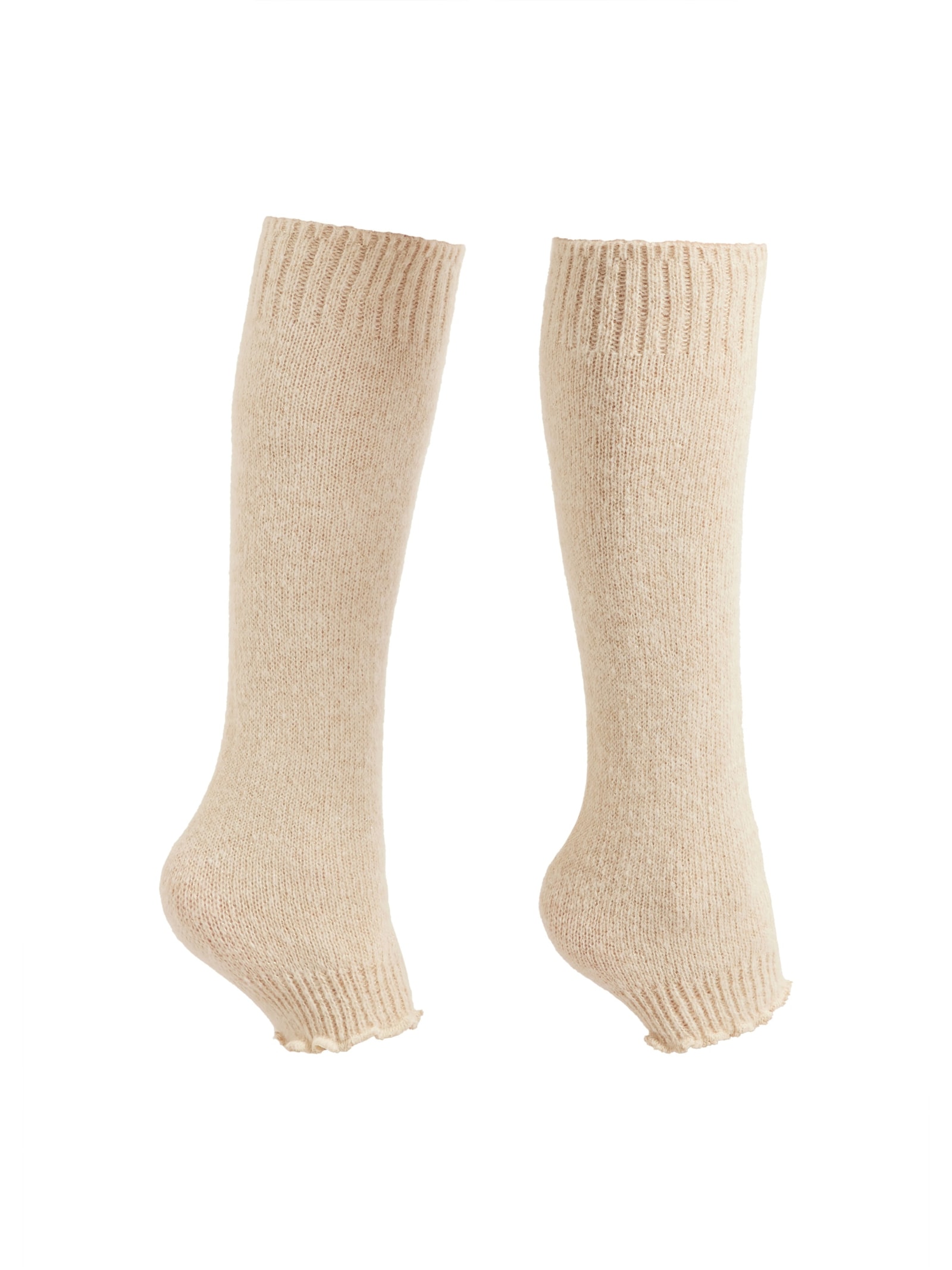 Polaina Com Efeito Soft Off-White Calzedonia